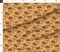 Vintage Wildflower Gold Traditional Boho Rustic Garden Nature Cottage Custom Printed Fabric by Spoonflower Various Fabrics by the Yard or Fat Quarter